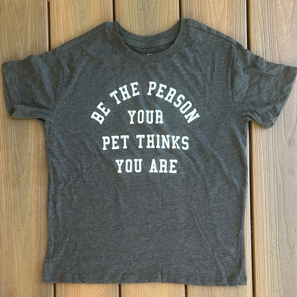 Fifth Sun Women’s Small Graphic Tee “Be the Person Your Pet Thinks You Are” EUC